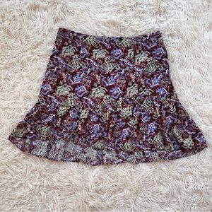 Free People Skirts Free People Nadia fake Wrap Mini Skirt Floral size 6